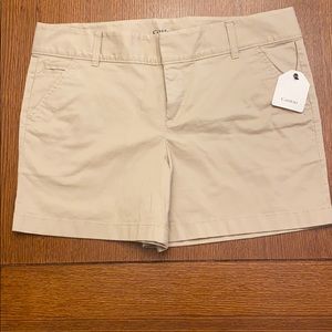 NWT Caslon Tan Oxford Shorts